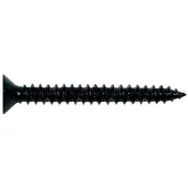 Boston TS-05-B Schroeven 3,5x25mm - 12 Stuks, Plat Tappen, Zwart
