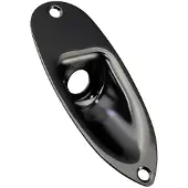 AllParts AP0610003 Zwarte Jackplate voor Strat met Montage-Schroeven