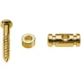 Boston SH-8-G Snarenretainer - Cilinder Model, Goud, Hoogte 6.5mm