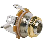 Boston SJ-2-GD Chassis Connector Jack – 6,3 mm, 2-polig, Goud, M9