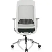 Hjh OFFICE Bureaustoel CHIARO T2 WHITE netstof / stof donkergroen / grijs