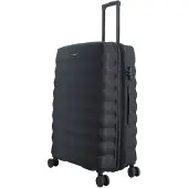 Saxoline - Flow | Harde koffer / Reiskoffer - 61L - Medium - Zwart - Zwart / Medium