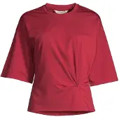 MSCH Copenhagen Dames Tops & T-shirts Mschbreanne Noriel Tee - Bordeaux - Maat M/L