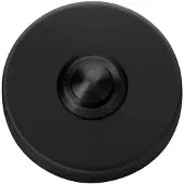 Oxloc Beldrukker Rond RVS zwart - 1219640