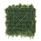 Hjh LIVING Plantmat / plantenwand / verticale tuin LEAFLUXE 2 50x50cm groen