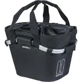 Basil Classic Carry All Fietsmand KF - Voor - Polyester - Zwart - 15 Liter