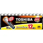 Toshiba HIGH POWER 12 stkus AAA