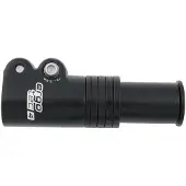 Ergotec Stuurpen verlenger Ahead 3 - 1-1/8 AL6061 T6 - zwart gezandstraald