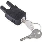 New Looxs Racktime slot Secureit - Lock voor Racktime Fietstassen Adapter - Zwart