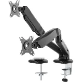 Deltaco ARM-1300 Monitor Arm - 2 Schermen - Bureaustandaard - 17-32 inch - Max 2x 9kg - Zwart