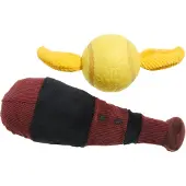 BARK quidditch set harry potter pluche - 24x10x12 cm - Speelgoed Honden