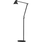 Louis Poulsen NJP vloerlamp Zwart, LED, 3000k