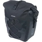 Basil Navigator Waterproof - Enkele fietstas MIK STUDS- 25-31 Liter - Zwart - 100% waterdicht