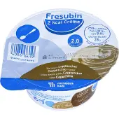 Fresubin 2kcal Crème Cappuccino, een eiwitrijke pudding voor mensen met slikproblemen en dysfagie, 125 g