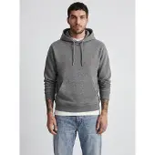 R.D.D. ROYAL DENIM DIVISION Sweatshirt 'RDDKALID' grijs gemêleerd / rood