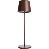 Deko-light Canis 346048 Tafellamp met accu LED 3.5 W Roest-bruin