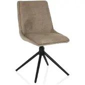 Hjh LIVING Bezoekersstoel / Eetkamerstoel TARVISO I stof beige
