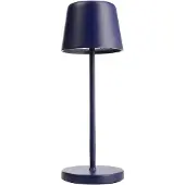 Deko-light , oplaadbare lamp, Canis Mini, 2,3 W, 2200/3000 K, blauw, 110 lm, ingangsspanning: 3,7 V/DC, aluminium (geëxtrudeerd), mat, IP 65
