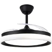 CristalRecord Plafondventilator Brisa Ø 106 cm zwart