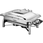 Saro Chafing Dish Saro, model RAINER, RVS, 1/1 GN, zelfsluitende deksel, compleet
