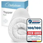Nivion | Pure Topper S - bis 60kg - 3,5cm Höhe / 80x200cm | Traagschuim | Topmatras - Topper Matras - Topdekmatras
