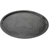 C&T Bakplaat Pizza M.gaatjes D32,5x1,2cm Zie1923p