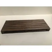 Bisetti PALLET PRESENTEERPLANK DONKER 40X15X3CM