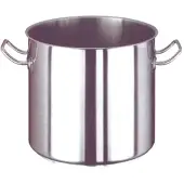 Sambonet Serie 2000, roestvrij staal, geborsteld. Grote soeppan, 24 cm. Artikelnummer: P0030-P00006-12001-24