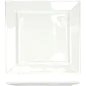 COSY&TRENDY NAPOLI WHITE PLAT BORD 33X33CM VIERKANTIG
