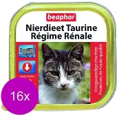 Beaphar 16x Nierdieet Kattenvoer Nat Naturel 100 gr