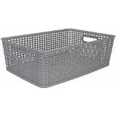 COSY&TRENDY Hozon Opbergmand Grijs 12l 40x26,5xh12,5cm