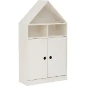 DOMUS Alpi-Kast - 2-Deurs met Dak - Wit