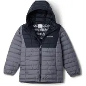Columbia Sportswear - Kid's Powder Lite II/2 Hooded Jacket - Synthetisch jack XXS, grijs