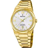 Festina Horloge Rivé Swiss Made Gold & Silver
