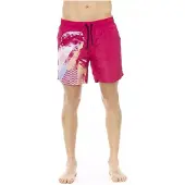 Bikkembergs Zwemshorts met geometrisch figuurprint