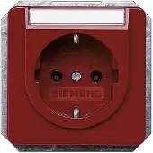 Siemens 5UB1476 Wandcontactdoos met randaarde Delta Rood Schakelmateriaal 1 stuk(s)