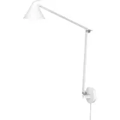 Louis Poulsen NJP Long Wandlamp White | With cord and wall box | 2700 K
