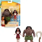 Mattel speelfiguur Moana en Maui - Disney Moana 2 avonturen speelgoed.