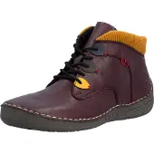 Rieker Veterlaarsjes navy / mosterd / braam / rood