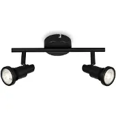 Briloner LED spotlamp, zwart, 2x LED/GU10/4,8W