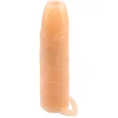 CHISA - Real Feel Penis Sleeve Met Ball Strap En Open Bovenkant