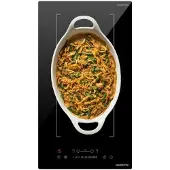 Oceanic Built-in induction dominoes - - OCEATI2Z2BF - 2 burners with flexible zone - 3600 W - Black