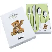 Keltum Kinderbestek beer staal 4 delig Keltum Junior