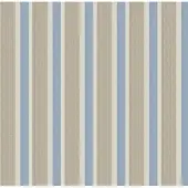 Dutch Wallcoverings Papier streep creme/blauw 1215-5