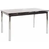 DOMUS Nelson-Eettafel - Zwart met Glas