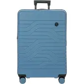 Bric's B|Y Ulisse 4 wielen Trolley 71 cm met uitbreidingsplooi blauw