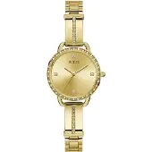 GUESS Analoog horloge 'Bellini' goud