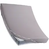 Cloudpillo Matras Hoeslaken - Katoensatijn 160x200 cm - Cloudy White - Elastiek Rondom - Antibacterieel Afgewerkt - Blijft Strak Liggen