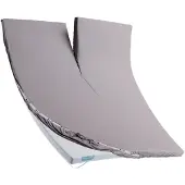 Cloudpillo Split Topper Hoeslaken - Stone Grey - 200x200 cm - Ventilerend, Elastisch, Zijdezacht en Antibacterieel - OEKO-TEX Gecertificeerd Katoen