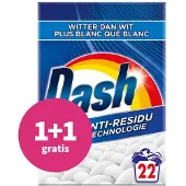 Dash 1+1 Gratis: Waspoeder Regular 22 Wasbeurten 1,32 Kg